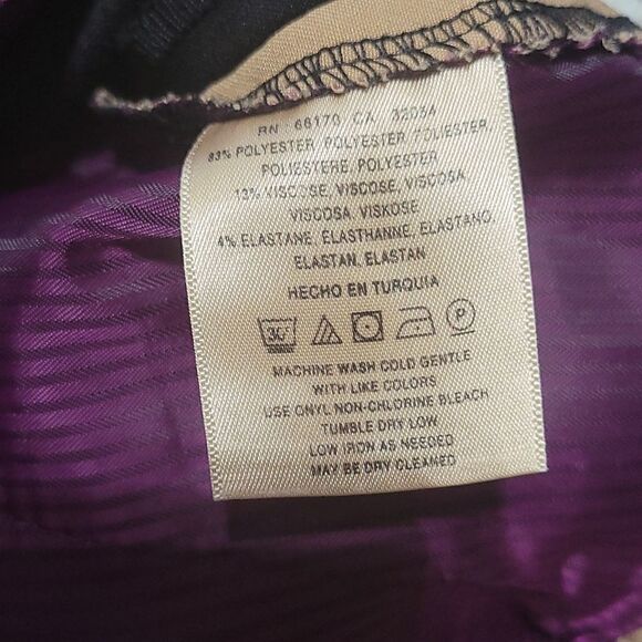 Anthropologie /Cartonnier black and tan dress pant - Picture 5 of 5